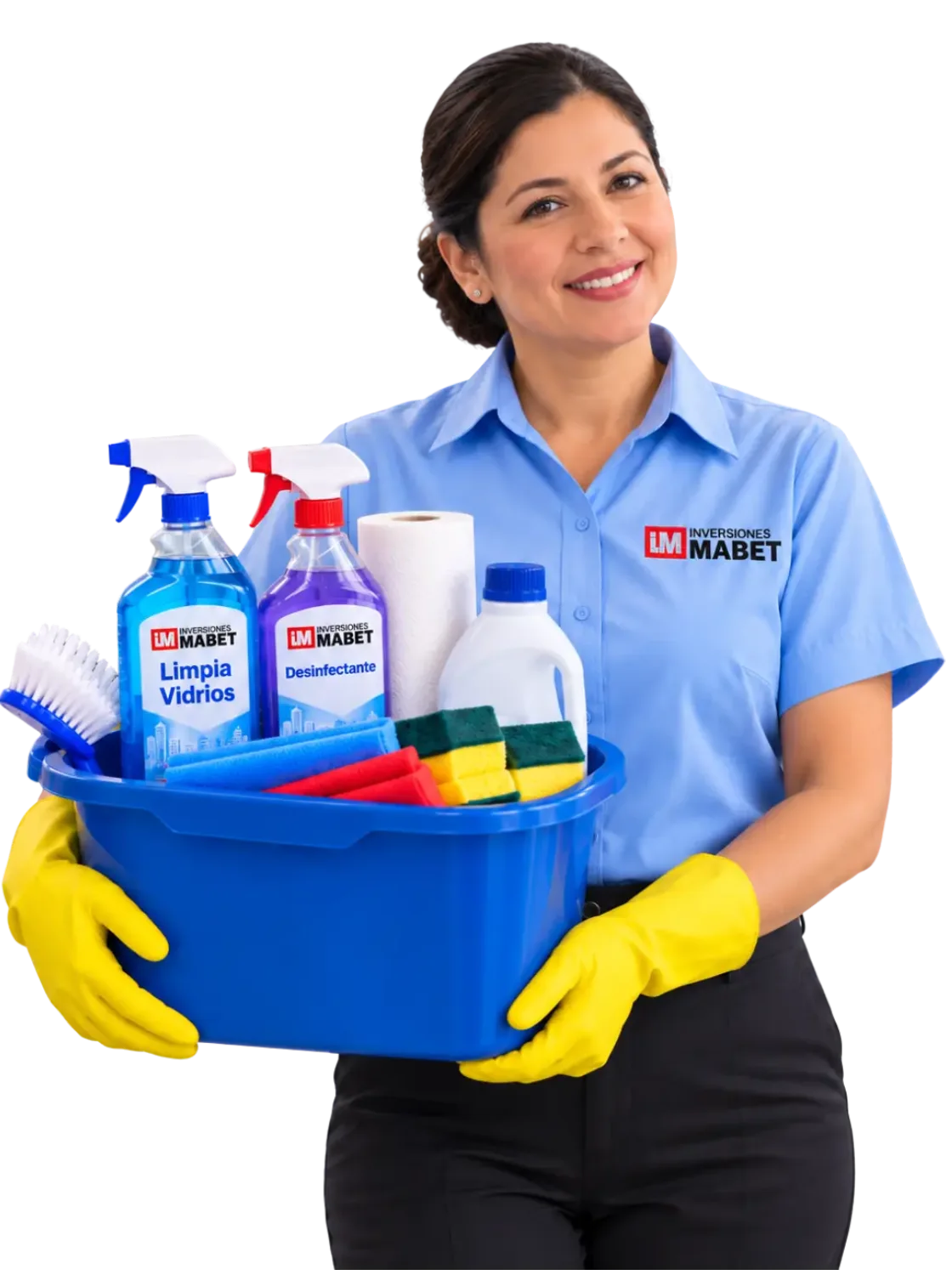 Profesional de limpieza de Empresas Mabet